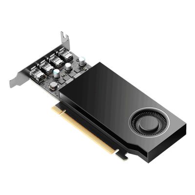 21. PNY NVIDIA A400 4GB GDDR6 64-bit, Low Profile, PCIe 4.0 x8, Single slot, 4 x Mini DisplayPort 1.4a, 50W, LP bracket, 4 x mDP to DP adapter, retial