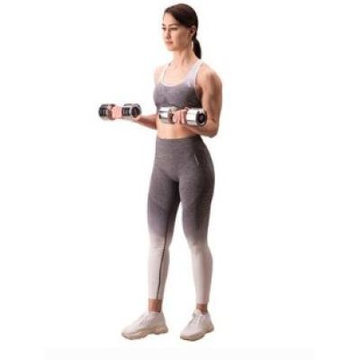 6. Chrome dumbbells 2x7 kg HMS CHD07