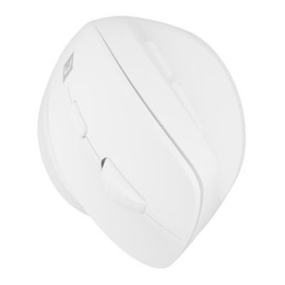 6. NATEC CRAKE 2 VERTICAL MOUSE WIRELESS 2400DPI BT 5.2 + 2.4GHZ WHITE