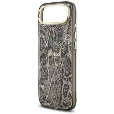6. Guess Python Pattern MagSafe Case for iPhone Air - Black