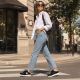 8. Black platform sneakers Kobbo 100103