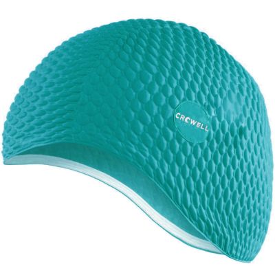 5. Crowell Java blue bubble swimming cap, col.8
