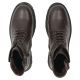 13. Women's leather ankle boots, dark brown, Filippo DBT8018