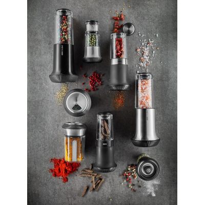 8. GEFU 34627 Rotary Grater Black, Stainless Steel, Transparent