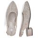 6. Women's metallic beige sandals Rieker 47078-90