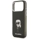 6. Karl Lagerfeld IML Aquarelle Karl & Logo MagSafe Case for iPhone 17 Pro Max - Black