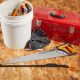 7. Fiskars 1062917 Hacksaw Hand Saw 55 cm Black, Orange, Silver
