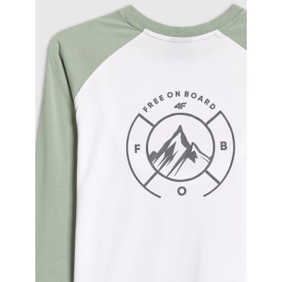 7. Regular women's longsleeve 4F 4FWAW25TLONF579-42S