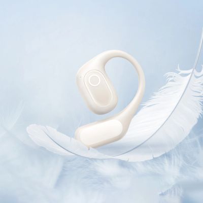 7. OWS Baseus Eli 2i Fit Headphones with Ear Hooks - White