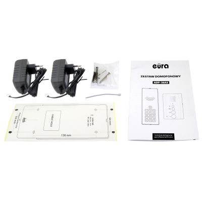 14. EURA ADP-38A3 ENTRA intercom, (white)