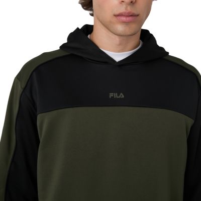 8. Fila Rivoli men's sweatshirt olive and black FAM1121 63185