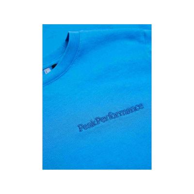 4. PEAK PERFORMANCE Jr Original Small Logo Tee blue