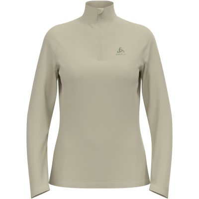 4. Women's Odlo ESSENTIAL 1/2 ZIP Mid Layer Top, Grey