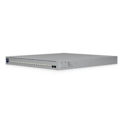 7. Ubiquiti UniFi ECS-24-POE Network Switch Managed L2/L3 10G Ethernet (100/1000/10000) PoE Support 1U Gray