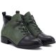 4. Women's suede boots, insulated, green, M.Daszyński MR2458