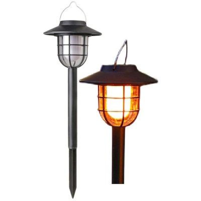 7. SOLAR LAMP FLAME EFFECT 2IN1 6LED SMD