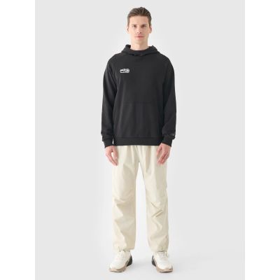 5. Men's sweatshirt with hood, open, 4F 4FRAW24TSWSM2072-20S