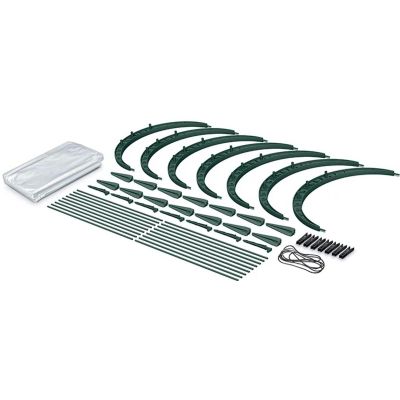 4. FLOO GREENHOUSE FOIL TUNNEL 360CM FOREST GREEN