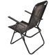 18. CAMPING CHAIR WITH ARMRESTS 61x66x65-108CM FOLDING BLACK ENERO CAMP