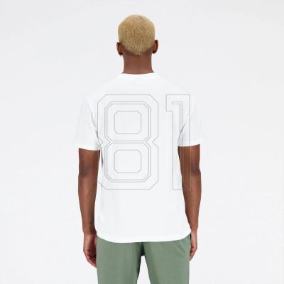 8. New Balance t-shirt Essentials Reimagined Cott M MT31542WT