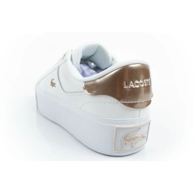 5. Lacoste women's sports shoes Ziane Platform 126 sneakers white fashionable