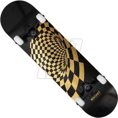 2. Rocket Vortex Foil Gold 8" skateboard RKT-COM-1553