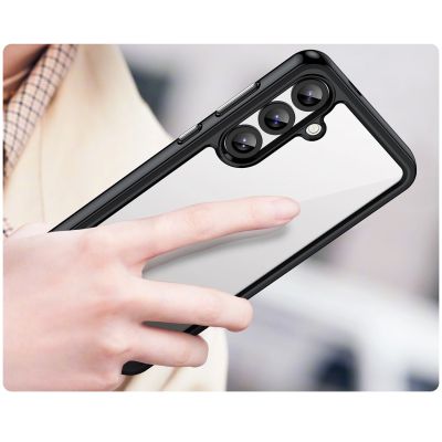 5. Outer Space Case with Gel Frame for Samsung Galaxy S25+ - Black