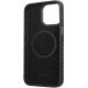 9. Audi Genuine Leather case with MagSafe for iPhone 15 Pro Max - black and red