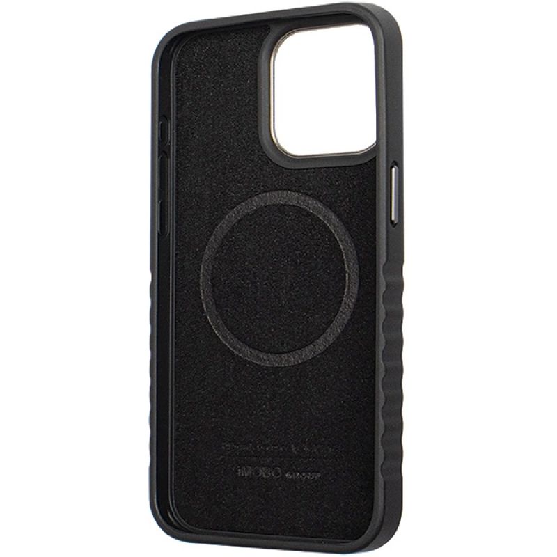 9. Audi Genuine Leather case with MagSafe for iPhone 15 Pro Max - black and red
