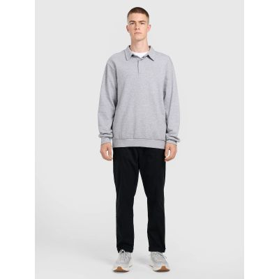 6. Men’s Regular-Fit Sweatshirt with Collar 4F 4FRAW25TSWSM2546-27M