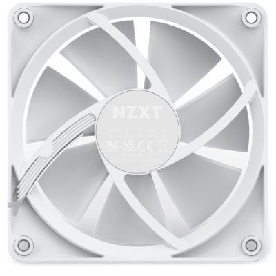6. NZXT F120 RGB Triple Pack Computer Case Fan 12cm White 3 pcs.