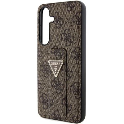 6. Guess GUHCS24SPGS4TDW S24 S921 brown/brown hardcase Grip Stand 4G Triangle Strass