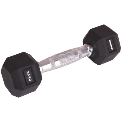 5. HEX RUBBER Dumbbell 2.5 KG ENERO FIT