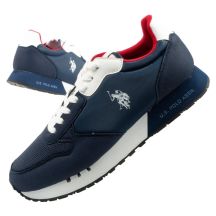 US Polo Assn sports shoes sneakers men's fashionable comfortable navy blue