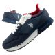 US Polo Assn sports shoes sneakers men's fashionable comfortable navy blue