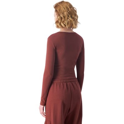 10. Champion Crewneck Croptop T-shirt W 117435 MS524