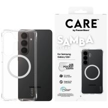 CARE by PanzerGlass Samba Transparent Qi Case for Samsung Galaxy S26+ - Transparent