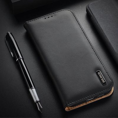 10. Dux Ducis Hivo Leather Flip Cover Genuine Leather Wallet For Cards And Documents Samsung Galaxy S22 + (S22 Plus) Black
