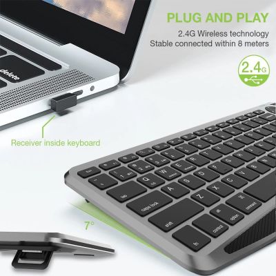 6. TECHLY WIRELESS DUAL BT/RF TOUCH KEYBOARD