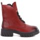2. Women’s Red Block-Heel Platform Ankle Boots Jezzi MR2502-9