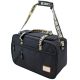 BLACK AIRPLANE TRAVEL BAG + WHITE SEMI LINE LETTERING