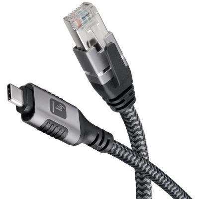 4. TECHLY USB-C TO GIGABIT ETHERNET RJ45 1M ADAPTER/NETWORK CABLE