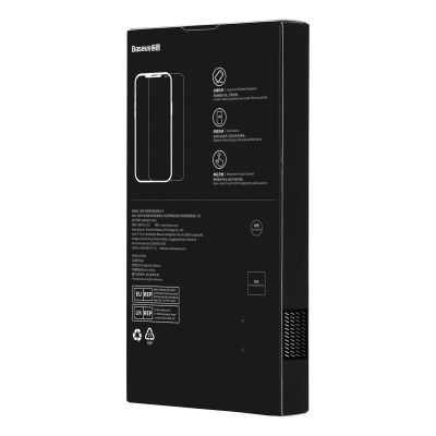 6. Baseus Full Screen Tempered Glass for iPhone 14 Pro Max with Anti Blue Light Filter and 0.3mm Speaker Cover + Mounting Frame