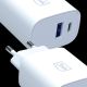 9. 3mk FlowPower 30W 1A1C PD 3.0 QC4+ Wall Charger - White