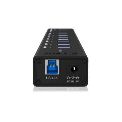 3. ICY BOX IB-AC6110 USB 3.2 Gen 1 (3.1 Gen 1) Type-B 5000 Mbit/s Black