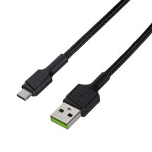 GREEN CELL KABGC25 GC POWERSTREAM CABLE USB-A - USB-C 30CM, FAST CHARGING ULTRA CHARGE, QC 3.0