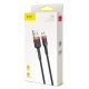 19. Baseus Cafule Cable durable nylon cable USB / micro USB 2A 3M black-red (CAMKLF-H91)