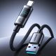 3. Joyroom S-A16 Pro Prism Series 66W USB-A - USB-C Cable with Display 1.2m - Black