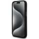 5. DKNY Liquid Silicone Small Metal Logo MagSafe Case for iPhone 14/15/13 - Black