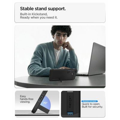 9. Spigen Tough Armor Mag MagSafe Case for Samsung Galaxy S26+ - Black